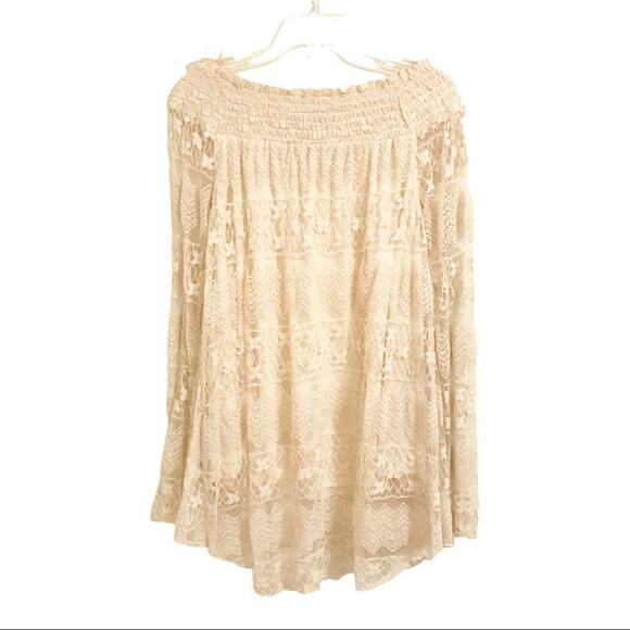 Band of Gypsies Lace off the shoulder swing dress - Picture 14 of 14